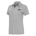 thumbnail image 1 of Women's Antigua Heather Gray Roush Fenway Keselowski Racing Layout V-Neck Polo, 1 of 1