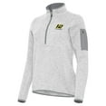 thumbnail image 1 of Women's Antigua Heather Gray Ryan Blaney Fortune Half-Zip Pullover Jacket, 1 of 1