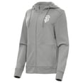 thumbnail image 1 of Women's Antigua Heather Gray San Francisco Giants Seeker Full-Zip Hoodie Jacket, 1 of 1