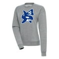 thumbnail image 1 of Women's Antigua Heather Gray Seattle Sounders FC Orca Logo Victory Pullover Sweatshirt, 1 of 1