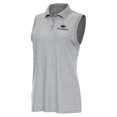 thumbnail image 1 of Women's Antigua  Heather Gray Southern Miss Golden Eagles Recap Sleeveless Polo, 1 of 1
