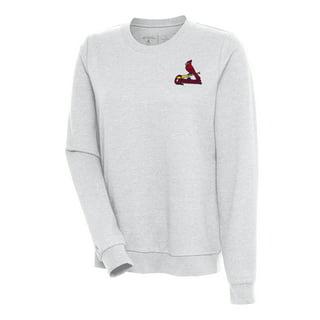 Women's Starter White/Red St. Louis Cardinals Shutout Pullover Sweatshirt Size: Small