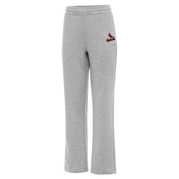 Women's Antigua  Heather Gray St. Louis Cardinals Victory Sweatpants
