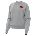 thumbnail image 1 of Women's  Antigua  Heather Gray Washington Commanders Victory Pullover Sweatshirt, 1 of 1