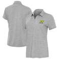 thumbnail image 1 of Women's Antigua Heather Gray William Byron Layout V-Neck Polo, 1 of 3
