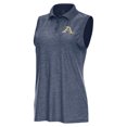 thumbnail image 1 of Women's Antigua  Heather Navy Akron Zips Recap Sleeveless Polo, 1 of 1