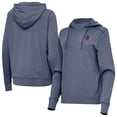 thumbnail image 1 of Women's Antigua Heather Navy Detroit Tigers Justice Stars and Stripes Team Logo Pullover Hoodie, 1 of 3