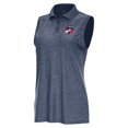 thumbnail image 1 of Women's Antigua Heather Navy FC Dallas Recap Sleeveless Polo, 1 of 1