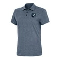 thumbnail image 1 of Women's Antigua  Heather Navy Minnesota Timberwolves Motivated Polo, 1 of 1
