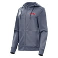 thumbnail image 1 of Women's Antigua Heather Navy Ole Miss Rebels Seeker Full-Zip Hoodie, 1 of 1