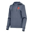 thumbnail image 1 of Women's Antigua Heather Navy Syracuse Orange Justice Pullover Hoodie, 1 of 1