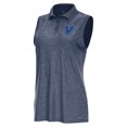 thumbnail image 1 of Women's Antigua  Heather Navy Villanova Wildcats Recap Sleeveless Polo, 1 of 1