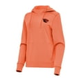 thumbnail image 1 of Women's Antigua Heather Orange Oregon State Beavers Justice Pullover Hoodie, 1 of 1