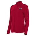thumbnail image 1 of Women's Antigua  Heather Red UNLV Rebels Bright Quarter-Zip Top, 1 of 1
