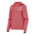 thumbnail image 1 of Women's Antigua Heather Red Wisconsin Badgers Justice Pullover Hoodie, 1 of 1