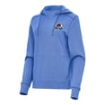 thumbnail image 1 of Women's Antigua Heather Royal Colorado Avalanche Justice Pullover Hoodie, 1 of 1