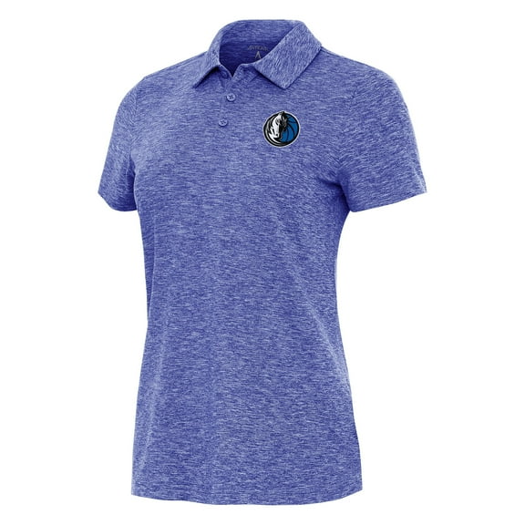Women's Antigua Heather Royal Dallas Mavericks Matter Polo