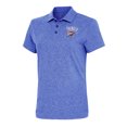 thumbnail image 1 of Women's Antigua  Heather Royal Oklahoma City Thunder Motivated Polo, 1 of 1
