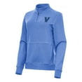 thumbnail image 1 of Women's Antigua Heather Royal Villanova Wildcats Crush Quarter-Zip Fleece Sweatshirt, 1 of 1