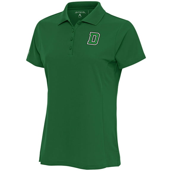 Women's Antigua  Hunter Green Dartmouth Big Green Legacy Pique Polo