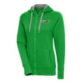 thumbnail image 1 of Women's Antigua  Kelly Green Norfolk Tides Victory Full-Zip Hoodie, 1 of 1