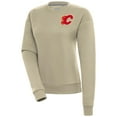thumbnail image 1 of Women's Antigua Khaki Calgary Flames Victory Pullover Sweatshirt, 1 of 1