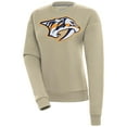 thumbnail image 1 of Women's Antigua Khaki Nashville Predators Victory Pullover Sweatshirt, 1 of 1