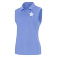 thumbnail image 1 of Women's Antigua  Lavender Houston Astros Recap Sleeveless Polo, 1 of 2