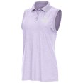 thumbnail image 1 of Women's Antigua Lavender St. Louis Cardinals Recap Sleeveless Polo, 1 of 1