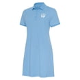 thumbnail image 1 of Women's Antigua Light Blue FC Dallas White Logo Play Through Polo Dress, 1 of 1