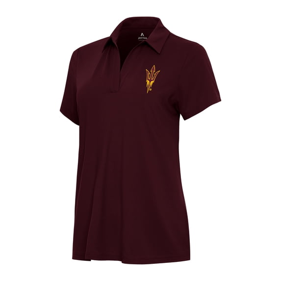 Women's Antigua Maroon Arizona State Sun Devils Era Polo