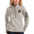 thumbnail image 1 of Women's Antigua Natural Denver Nuggets Fortune Quarter-Zip Pullover Jacket, 1 of 1