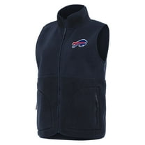 Women's Antigua  Navy Buffalo Bills Nostalgic Full-Zip Vest