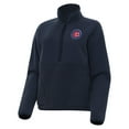 thumbnail image 1 of Women's Antigua Navy Chicago Cubs Figure Half-Zip Sweatshirt, 1 of 1