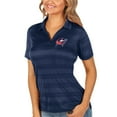 thumbnail image 1 of Women's Antigua Navy Columbus Blue Jackets Compass Polo, 1 of 1
