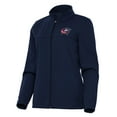 thumbnail image 1 of Women's Antigua Navy Columbus Blue Jackets Links 2 Full-Zip Golf Jacket, 1 of 1