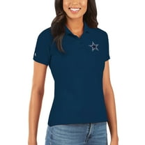 Women's Antigua Navy Dallas Cowboys Legacy Pique Polo