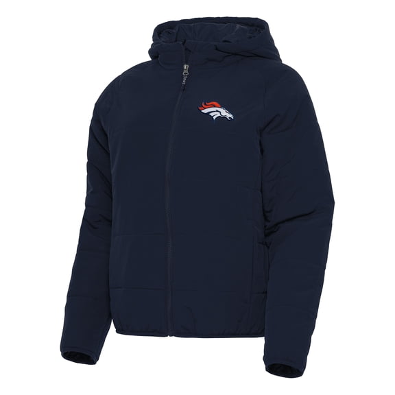 Women's Antigua Navy Denver Broncos Universe Full-Zip Hoodie Jacket
