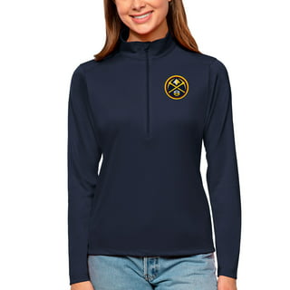 Denver Nuggets UNK Women's Black With Gold Lettering Long Sleeve