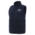 thumbnail image 1 of Women's Antigua  Navy Edmonton Oilers Nostalgic Full-Zip Vest, 1 of 1