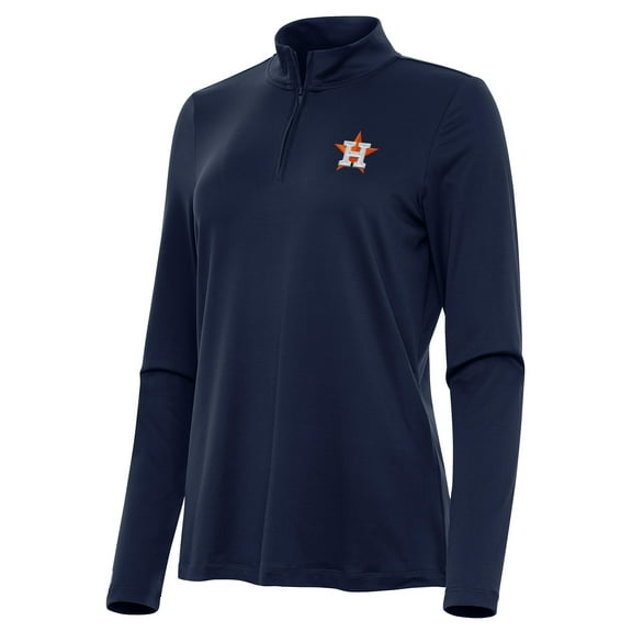Women's Antigua Navy Houston Astros Reprocess Quarter-Zip Top