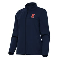 Women's Antigua Navy Illinois Fighting Illini Links 2 Full-Zip Golf Jacket