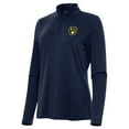thumbnail image 1 of Women's Antigua Navy Milwaukee Brewers Reprocess Quarter-Zip Top, 1 of 1
