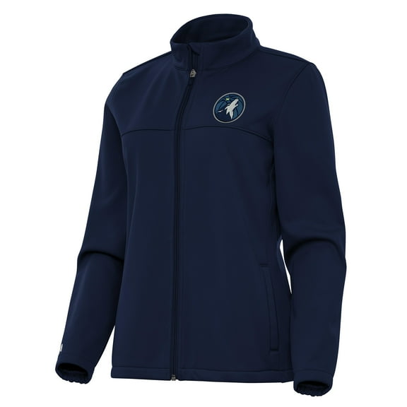 Women's Antigua Navy Minnesota Timberwolves Links 2 Full-Zip Golf Jacket