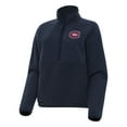thumbnail image 1 of Women's Antigua Navy Montreal Canadiens Figure Half-Zip Pullover Sweatshirt, 1 of 1