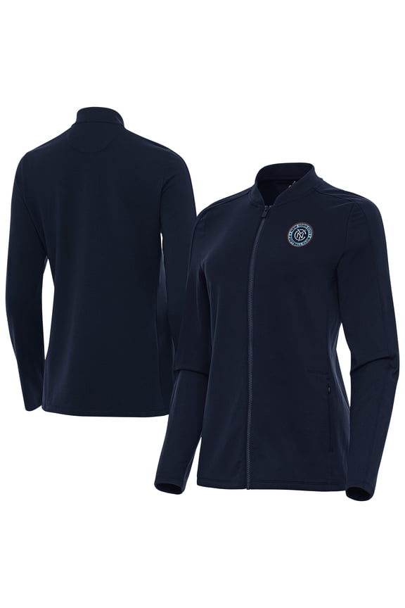 Women's-Antigua Navy New York City FC Continual Full-Zip Jacket