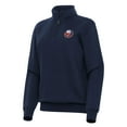 thumbnail image 1 of Women's Antigua Navy New York Islanders Victory Quarter-Zip Sweatshirt, 1 of 1