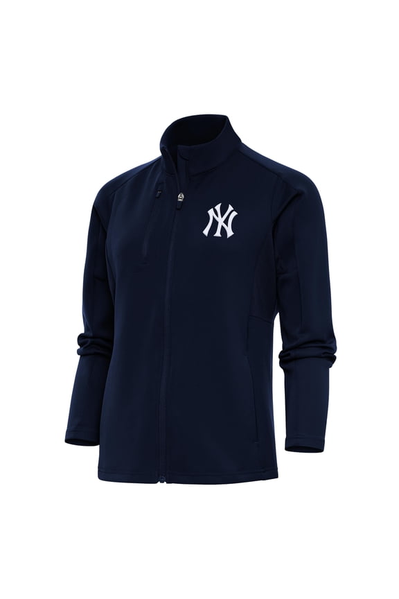 Women's Antigua Navy New York Yankees Logo Generation Full-Zip Jacket