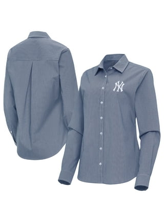Yankees ボタンアップシャツ XL ネイビー Yankees Button Down Shirt