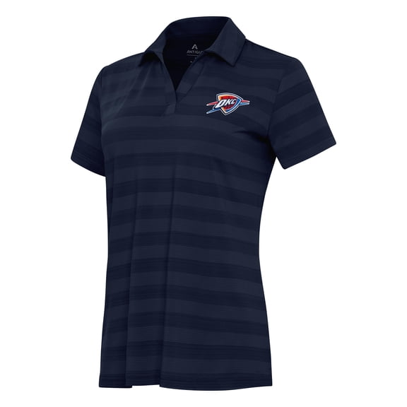 Women's Antigua Navy Oklahoma City Thunder Tunnel Polo